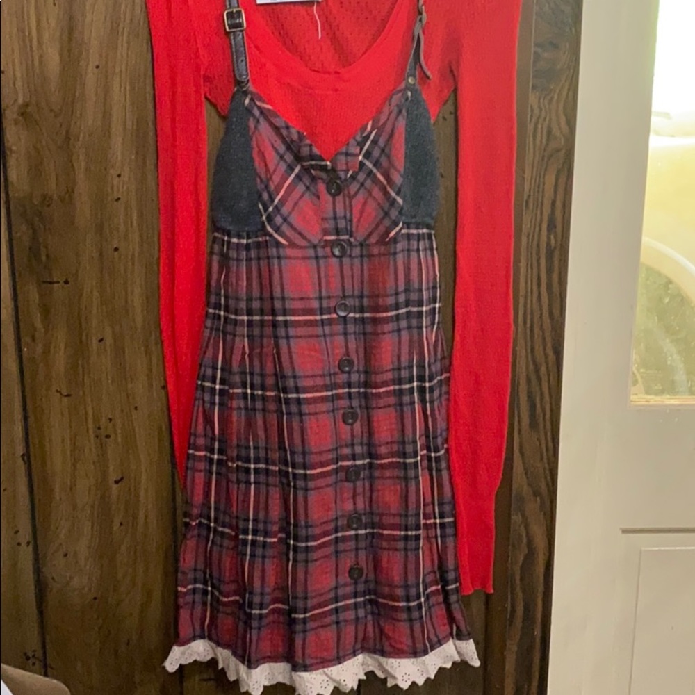 Flannel dresss